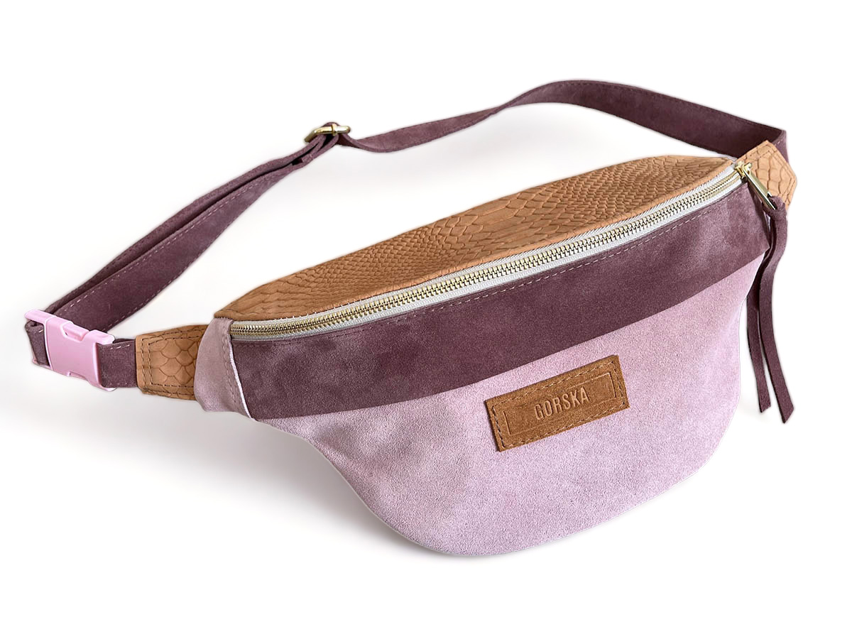 Dusky pink suede bag shop